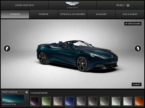 Colors Aston Martin