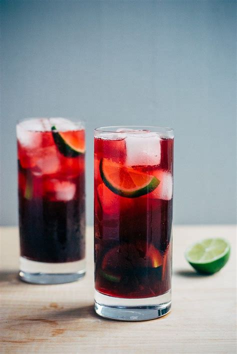 Classic Red Wine Spritzers With Lime And Bitters Recipe Red Wine
