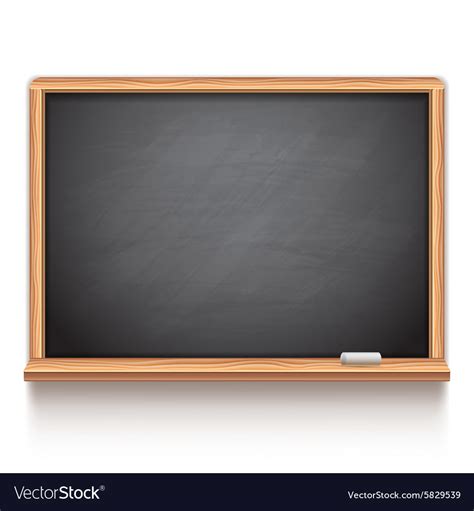 Black School Chalk Board Royalty Free Vector Image