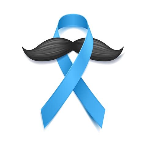 Movember mes de concientización sobre el cáncer de próstata concepto de salud masculina