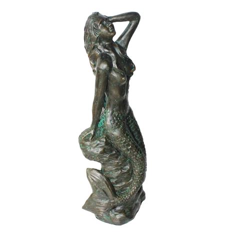 Vintage Aluminum Antique Mermaid Statues For Garden Buy Bronze