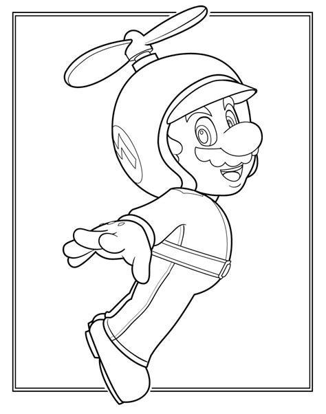 Free printable toad coloring pages. Mario Coloring pages - Black and white super Mario ...