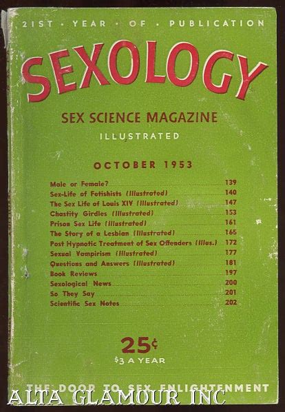 Sexology Sex Science Illustrated Vol 20 No 03 October 1953
