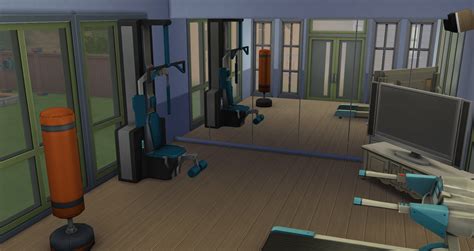 Sims 4 Download Home Gym Room Bri Ks Dusky Illusions