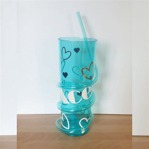 Personalized Crazy Straw Cup Tumbler Coloured Straw Wrapped Etsy Uk