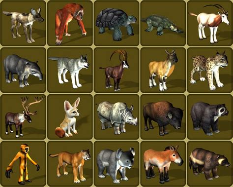 Zoo Tycoon 2 Endangered Species Animals Details by ReynaldoOktaviano on