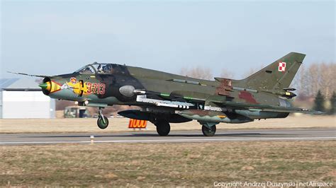 Polish Air Force Siły Powietrzne Sukhoi Su 22m4 Fitter K 3713