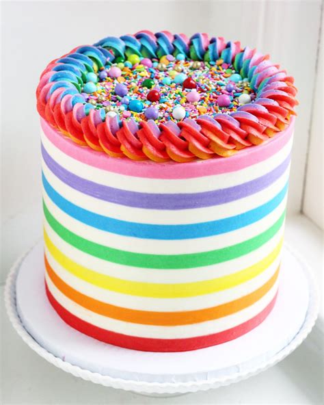 Top 99 Decorating A Rainbow Cake That Will Make You Smile