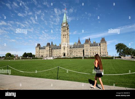 Canadian Parliament Buildings Ottawa Stock Photo Alamy