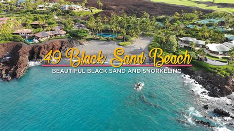 Paradise In Hawaii Black Sand Beach Youtube
