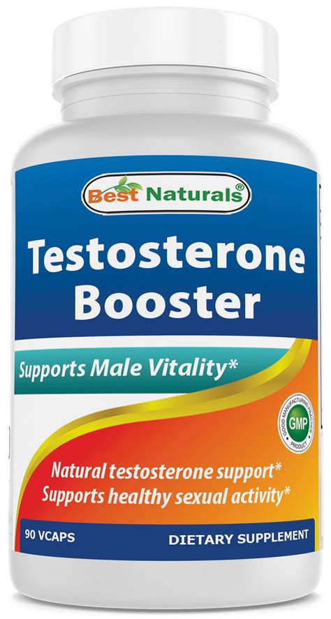 best naturals testosterone booster dietary supplement 90 vcaps