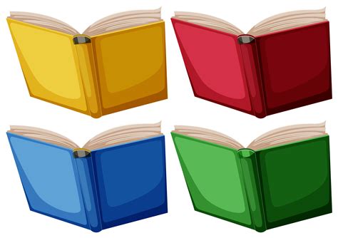 Set Of Isolated Book 296342 Vector Art At Vecteezy
