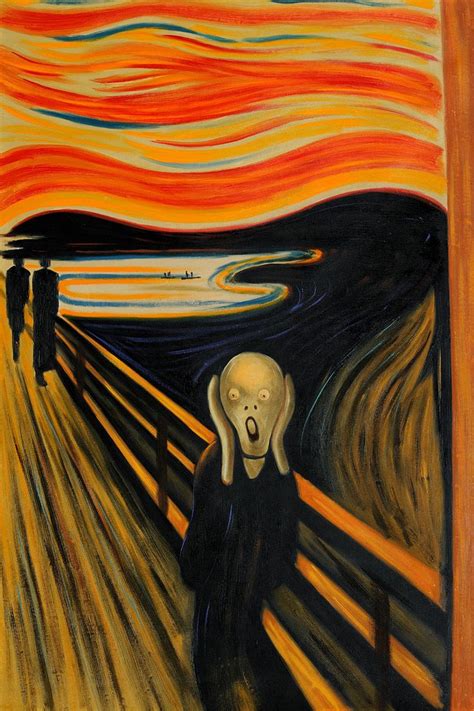The Scream Art Art Edvard Munch Painting