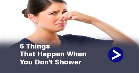 6 Things That Happen When You Dont Shower Health Recipes Article