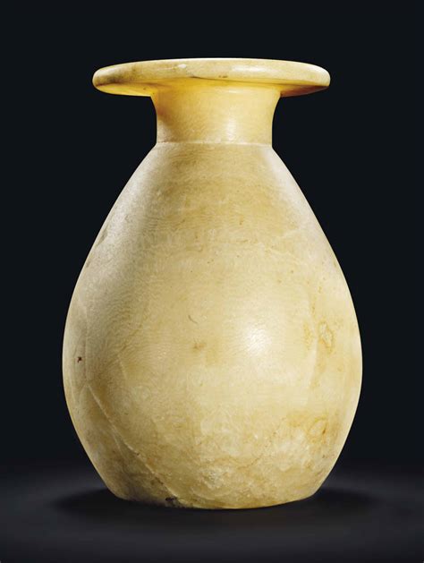 An Egyptian Alabaster Jar New Kingdom 18th 20th Dynasty Circa 1550