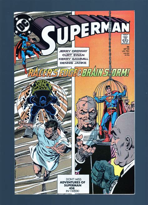 Superman 35 Kerry Gammill Dennis Janke Cover Art 92 1989