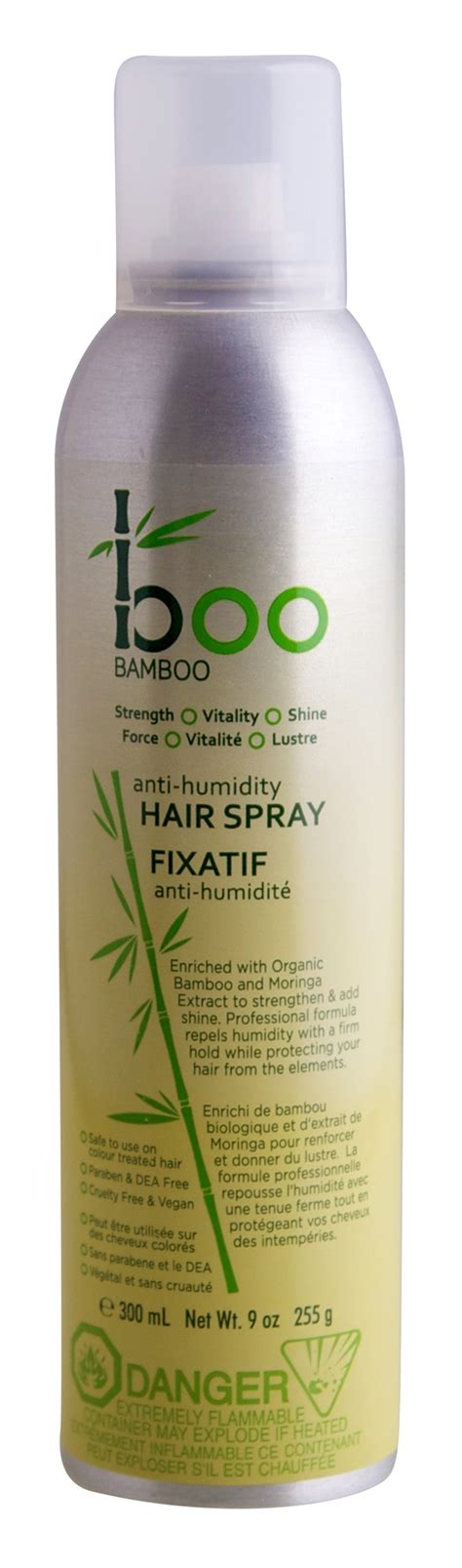 It's safe to say that gels have redeemed themselves after years of being shunned for their role in crispy. Boo Bamboo Anti-Humidity Hair Spray, 300ml | BuyWell.com ...