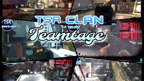 Call Of Duty Ghosts Teamtage Tsr Clan Youtube