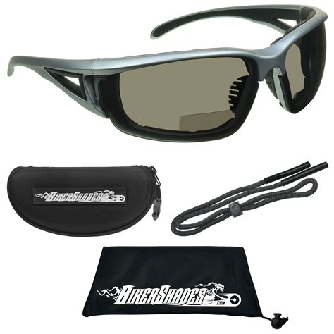 Bikershades Bifocal Safety Motorcycle Riding Foam Padded Sunglasses