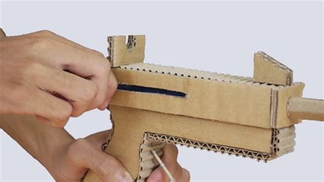 Cardboard Diy How To Make Pistol Gun Using Cardboard Youtube