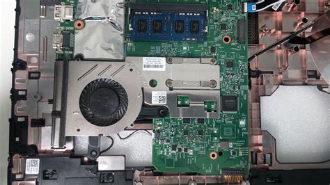 Inside Dell Computer Parts Labeled
