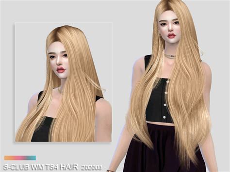 The Sims Resource S Club Ts4 Wm Hair 202008