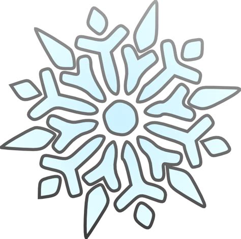 Erik Single Snowflake Clip Art At Vector Clip Art Online