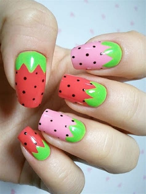 15 Fruit Nail Designs To Make A Summer Manicure Pretty Designs