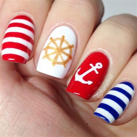 50 Cool Anchor Nail Art Designs Styletic