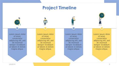 Project Timeline Free Powerpoint Template