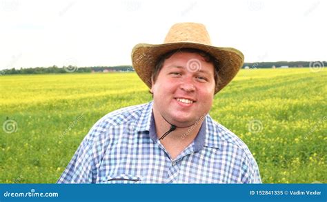 Portrait Of A Happy Farmer In Front Of His Field Stock Video Video Of People Farm 152841335