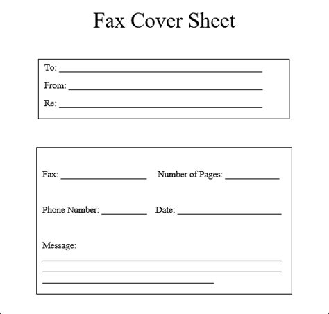 Attention Fax Cover Sheet Template Winlasopa