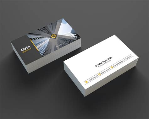 20 Construction Business Card Designs And Examples Psd Ai Examples