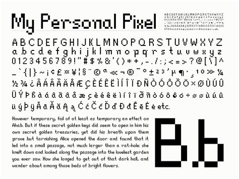 Pixel Font My Personal Pixel Font Handwriting Inspire Font Planner