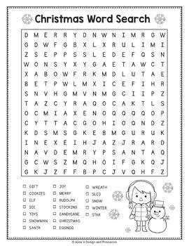 The baby is coming soon. Christmas Word Search - Christmas Activities for 3rd Grade ...