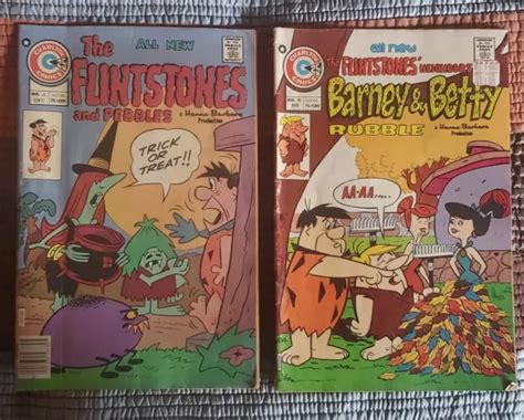 Flintstones Comic Books Pebble And Bamm Bamm Barney And Betty Rubble 11 12 14 £16 39 Picclick Uk