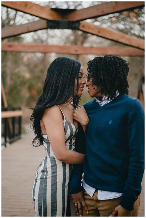 This Engagement Shoot Is Filled With Smiles And Style Love Inc Mag Lesbian Engagement