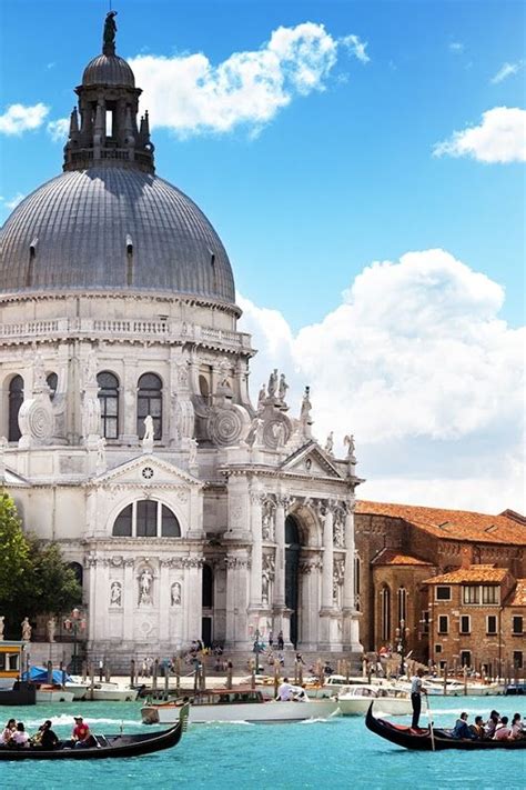 Basílica De Santa Maria Della Salute Veneza Itália Places To Travel