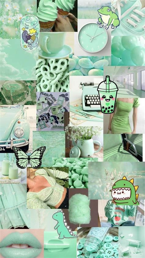 Mint Green Aesthetic Wallpaper Iphone Wallpaper Girly