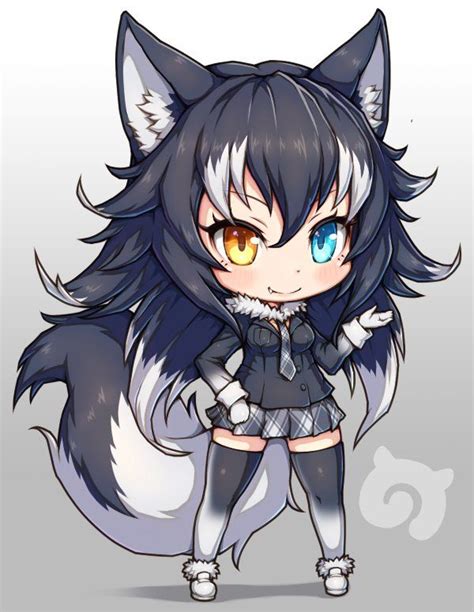 Pin By Blue Nerd O On Deviantart Anime Wolf Girl Anime Chibi