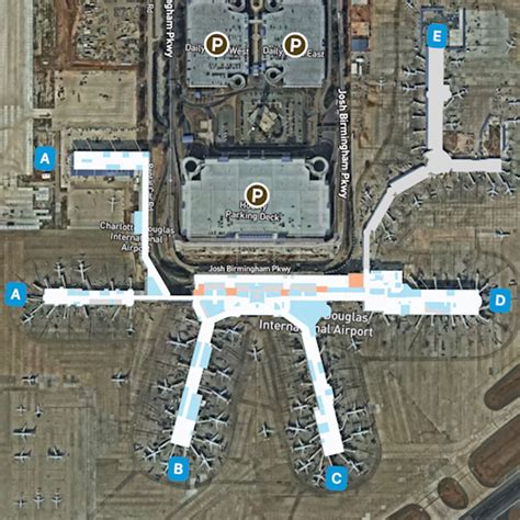 Charlotte Airport Map Guide To Clts Terminals