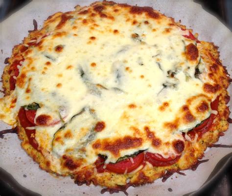Margherita Pizza With Cauliflower Crust Tastefulventure