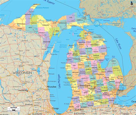 We did not find results for: Detailed Political Map of Michigan - Ezilon Maps