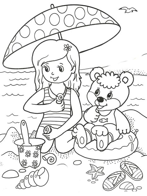 Summer Coloring Pages 105 Best Images Free Printable