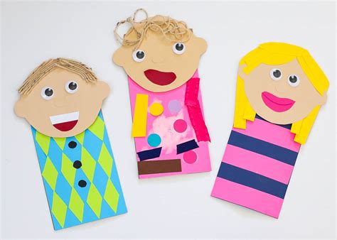 All About Me Paper Bag Puppets The Littles And Me