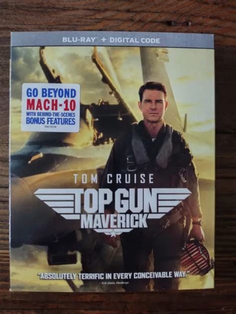 Top Gun Maverick Blu Ray Digital Code Brand New And Factory Sealed W