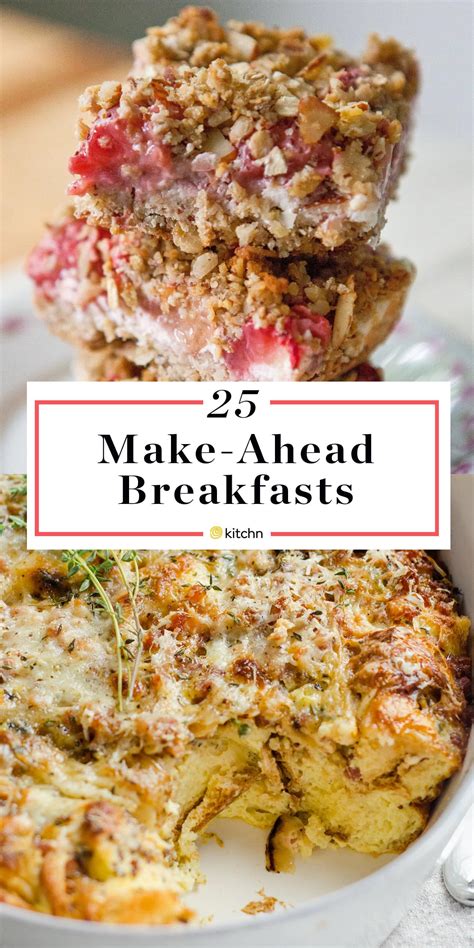 Breakfast Recipes To Make The Night Before Kitchn