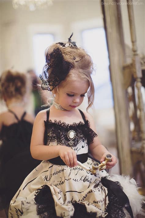 little miss fancy feather dress girls couture exquisite gowns