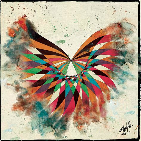Abstract Butterfly Digital Art By April Gann
