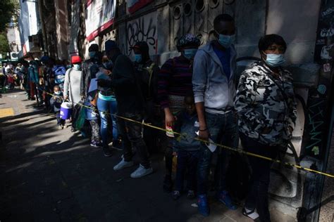 Migrants Continue Demanding Humanitarian Asylum In Mexico City Middle